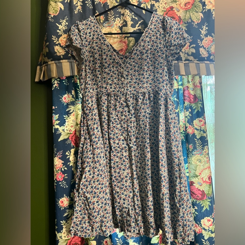 Ralph Lauren Denim Supply Co - Adorable Babydoll Dress! Size Large! Exc cond!